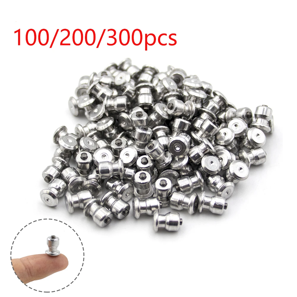 100/200/300Pcs Car Wheel Lug Pneumatici Studs Vite Spikes Pneumatici Winter Snow Ice Catena Antiscivolo 8X10Mm Per Atv Car Moto Tire
