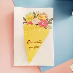 Elegant Floral Greeting Cards for Every Occasion: Birthdays, Holidays, and Special Moments (Yellow)