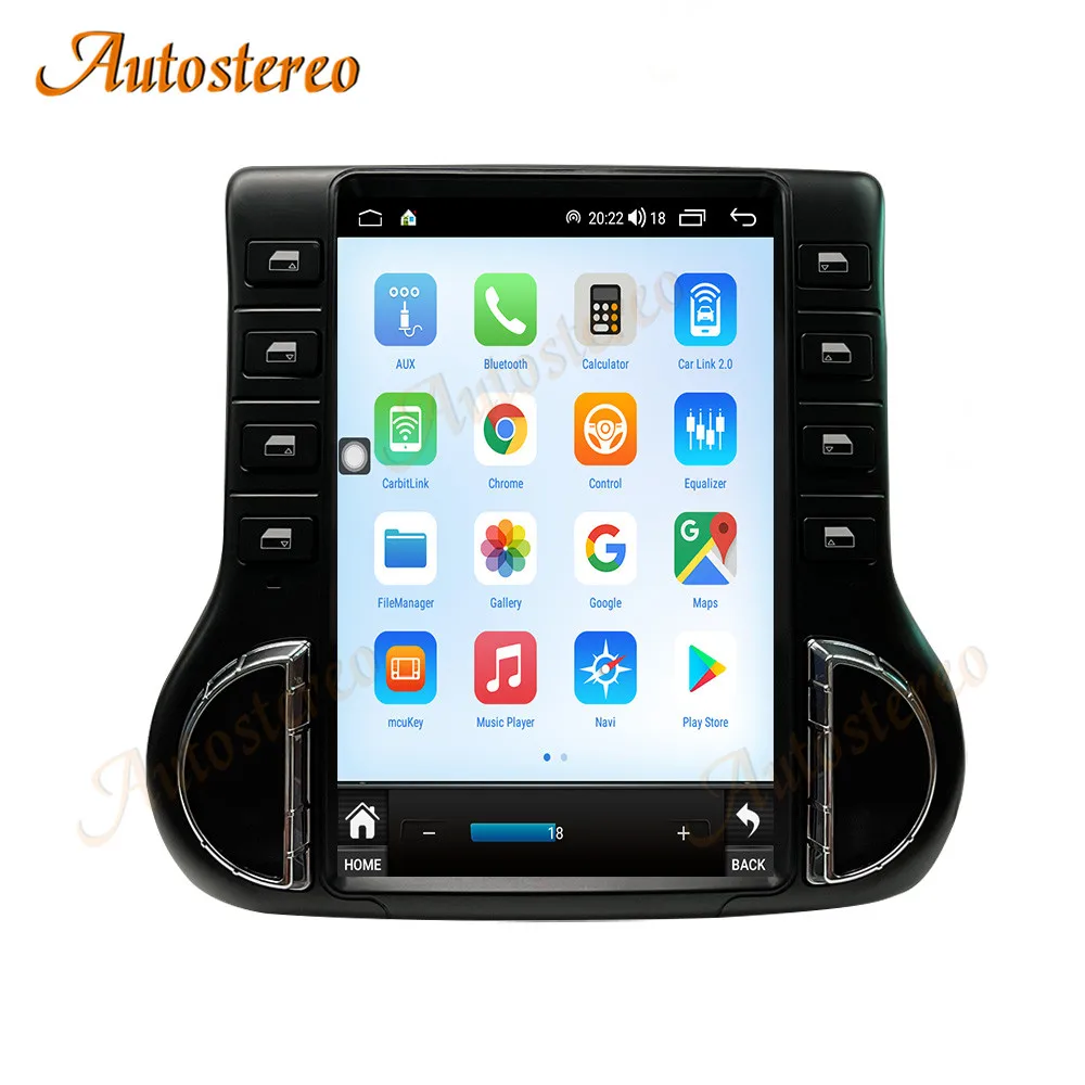 Carplay Android For Jeep Wrangler JK 2010-2017 Tesla Screen Car Multimedia Playe