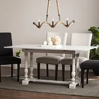 Farmhouse Folding Trestle Console Dining Table, brown – Perfect for Small Spaces 2