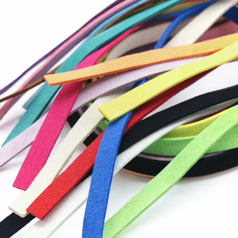 

3Pcs 10mm Width Soft Texture Necklace Rope Bracelets Cords Dreamcatcher Hat Clothing DIY Craft Accessories Handmade Material