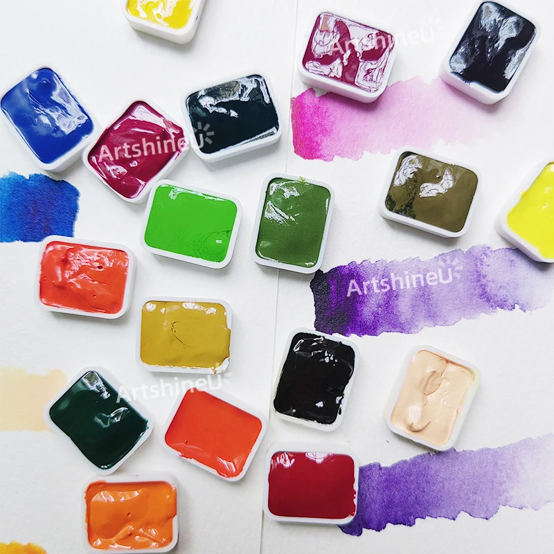1ml Single Watercolor Paints Set for Artists Students