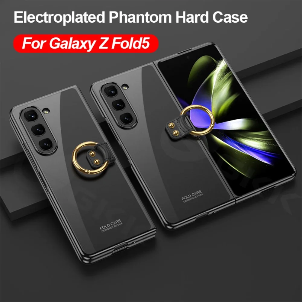 Custodia Rigida Trasparente Per Samsung Galaxy Z Fold 5 Fold5 5G Custodia In Plastica Antiurto Per Custodia Galaxy Z Fold5