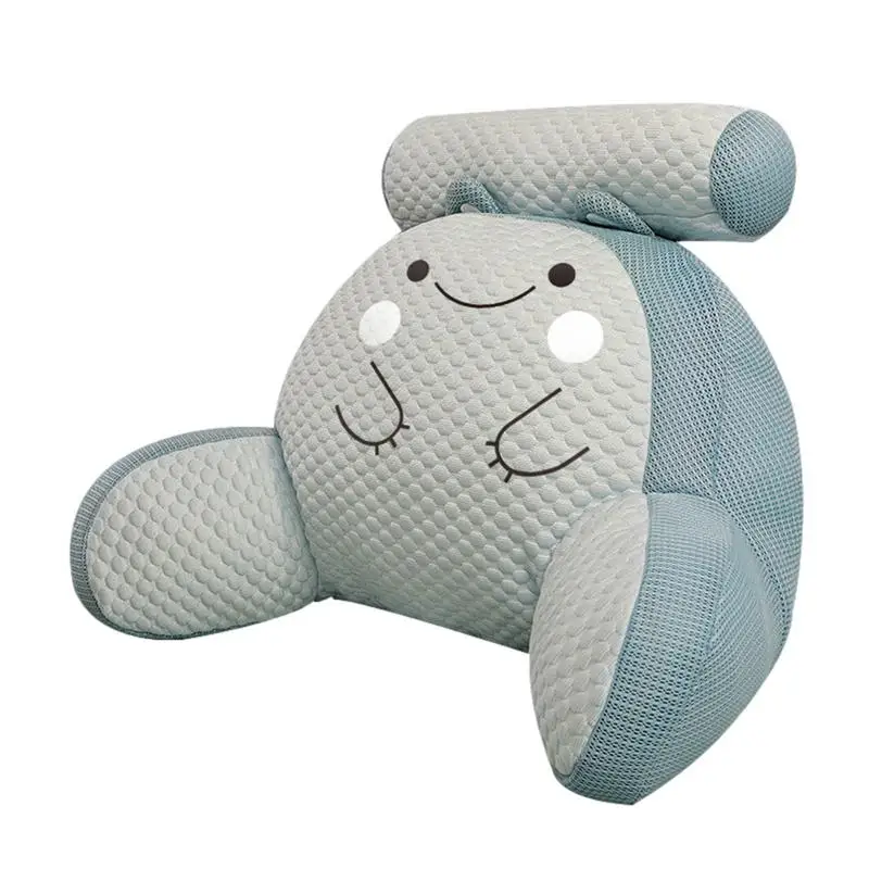 

Backrest Pillow Soft Back Support Sitting Pillow Chair Pillow Sofa Pillow Plush Bed Rest Pillow With Adjustable Arms for Adult