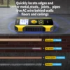 FNIRSI WD-01 Metal Detector Wall Scanner Rebar Detector for AC Firewire Cable Metal Wood Stud Find New Design Locate Holes 2