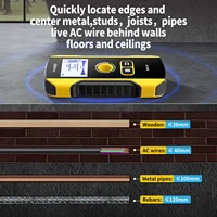 FNIRSI WD-01 Metal Detector Wall Scanner Rebar Detector for AC Firewire Cable Metal Wood Stud Find New Design Locate Holes 2