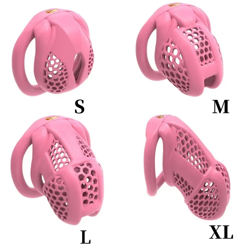 Male Chastity Cage Sex Toys Discreet Sissy Femboy Chastity Cock Cage Device Penis Rings Male 4 Size