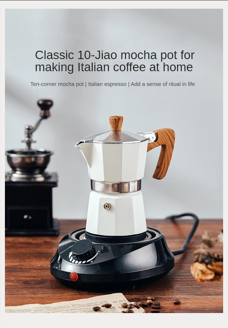 Cafetière En émail Blanche 1,1 L – Compatible Induction Et Gaz, Pour Café, Thé, Lait, Multi-usages En Cuisine