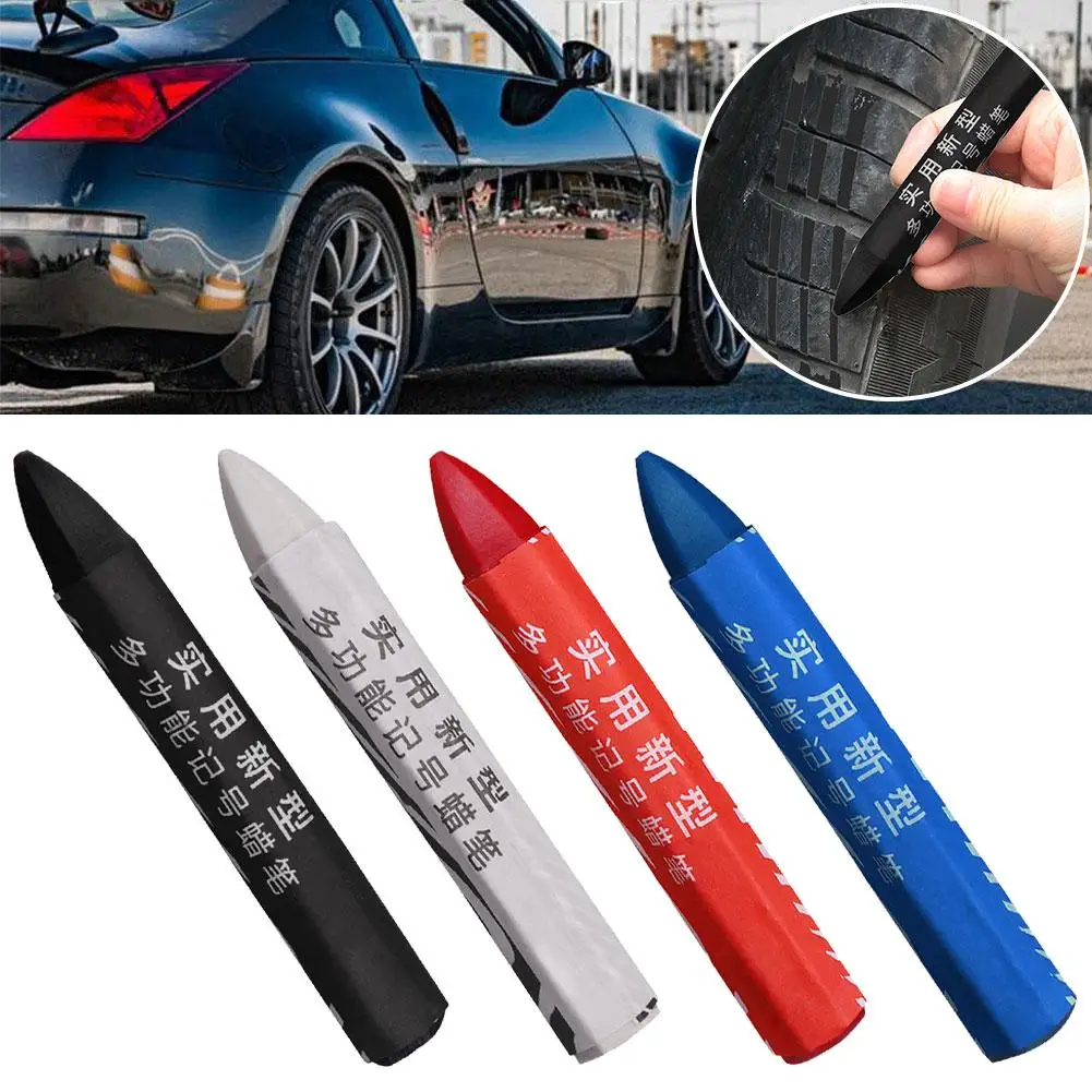 

For Motorcycle Electric Vehicle Fade Resistan Tire Waterproof Crayons Portable Crayon Marking Universal Crayons Marking Mar D0j9