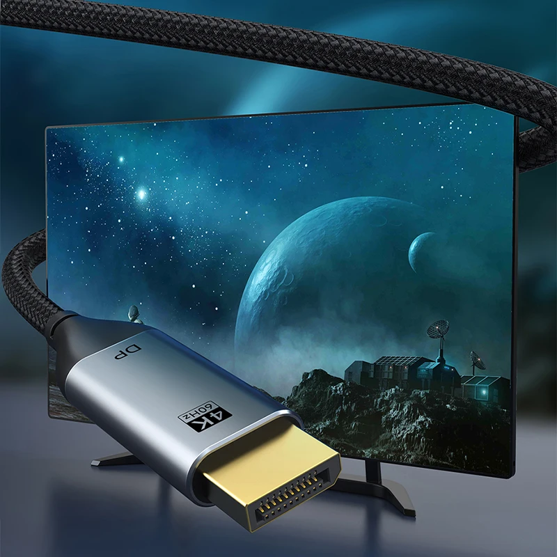 CABLETIME 4K 60Hz 썬더볼트 3 USB C-DisplayPort 케이블 USB 3.1 타입 C-DP 노트북 맥북 프로 비디오 전송 dp 케이블