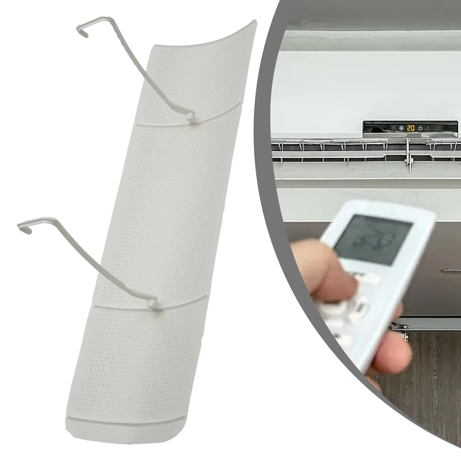 

High Quality Wind Deflector Air Conditioner PP+ABS Accessories Easy To Install For Universal On-hook No Punching