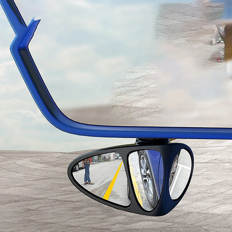 

3 в 1, автомобильное трехстороннее зеркало для слепых зон с поворотом на 360 градусов