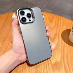 Matte Silver IMD Plating Shockproof Phone Case with Simple Design - Infinix Smart 10 Plus (Gray)