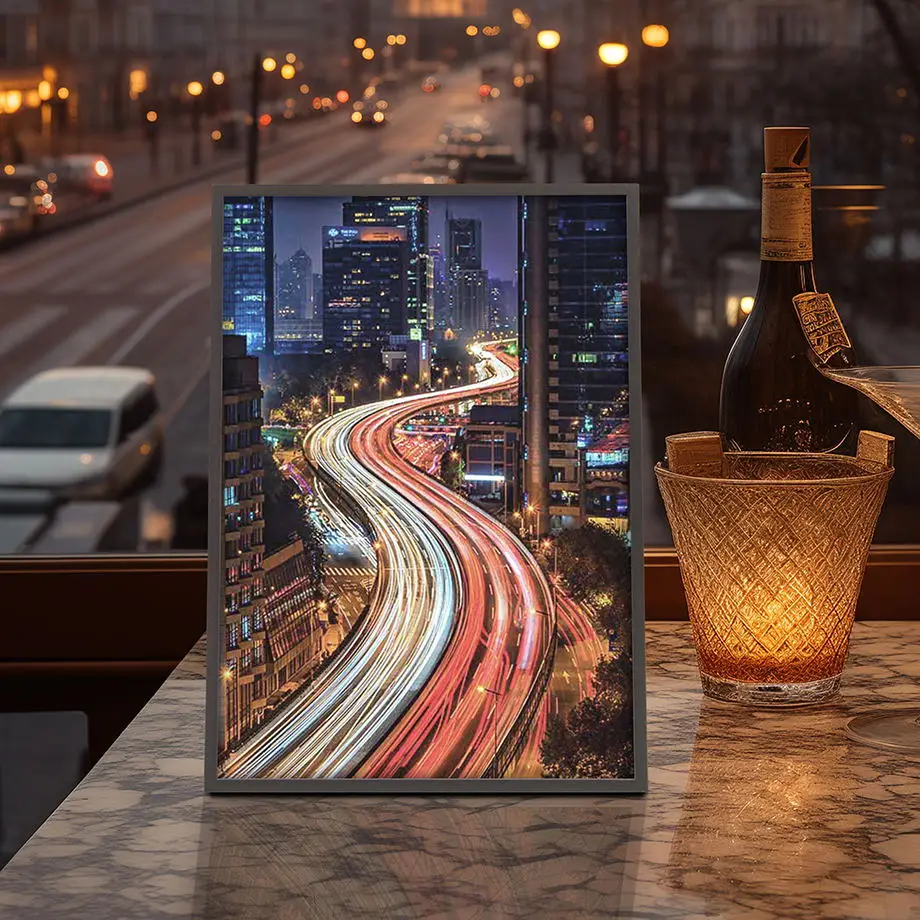 

Фоторамка с USB-подсветкой для ночного вида в Шанхае