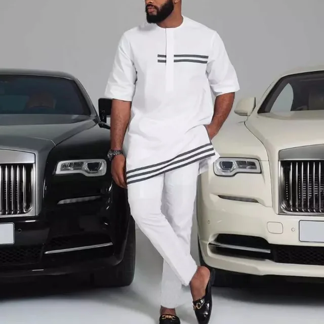 Emeka Ethnic Summer Men Set 2 piece outfit