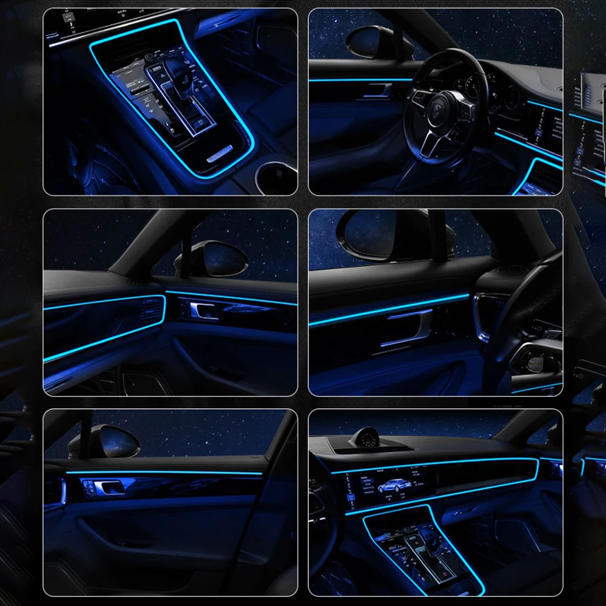 Car LED Ambient Lights Decorative Dashboard Auto Interior Lamp