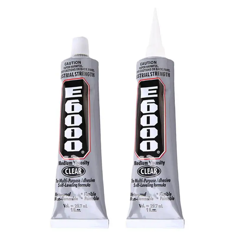 Liquid E6000 Super Glue Strong Adhesive Glue Clear Jewelry Making Tool for DIY Diamond Painting Rhinestones Art Dotting Nail Art