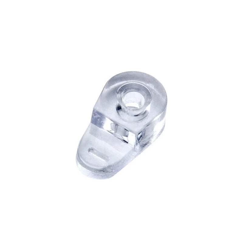 Plastic Glass Retainer Transparent Mirror Cabinet Fix Clips Glass Hardware 10pcs