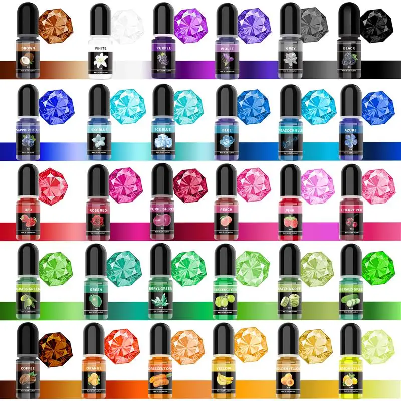 Vibrant 5ml Epoxy Resin Liquid Colorant for Creative DIY Art and Jewelry Making