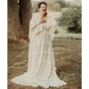 Don&Judy Bohemian Maternity Wedding Dresses Elegant Ruffles Pleated Chiffon Beach Party Bride Long Gown Rustic Vestidos De Novia 4
