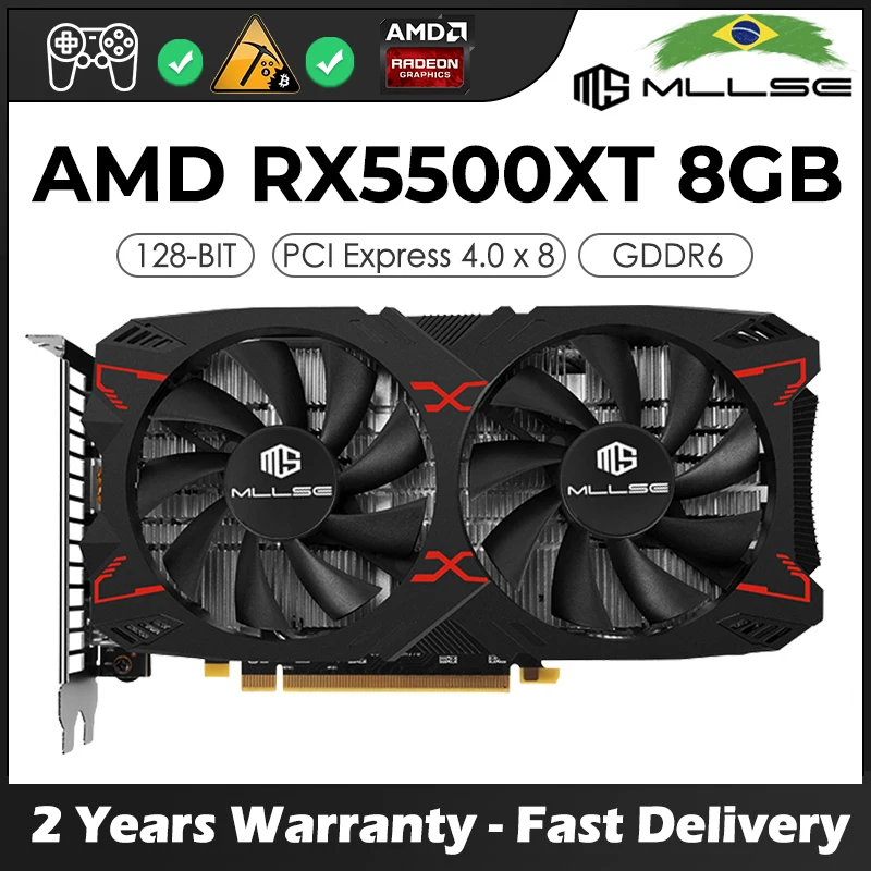 Gaming Graphic Card 8gb | Graphic Card Rx 5500xt | Rx 5500xt 8gb Gaming ...