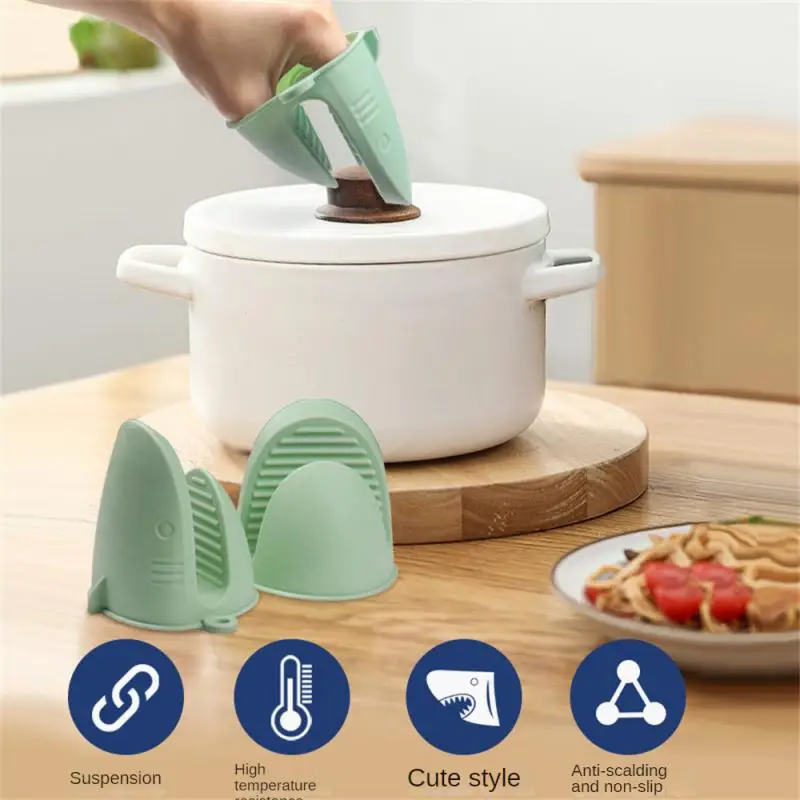 

1pc New Thickened Insulation Glove Silicone Heat Resistant Pinch Mitts Mitts Anti-scalding Pot Holder Kitchen Bakeware Oven Mitt