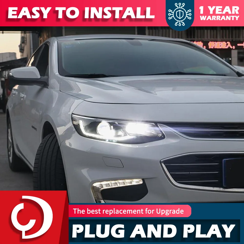 Akd Car Styling Head Lamp For Chevrolet Malibu Xl Led Headlight 20162018 Dynamic Signal Led Drl