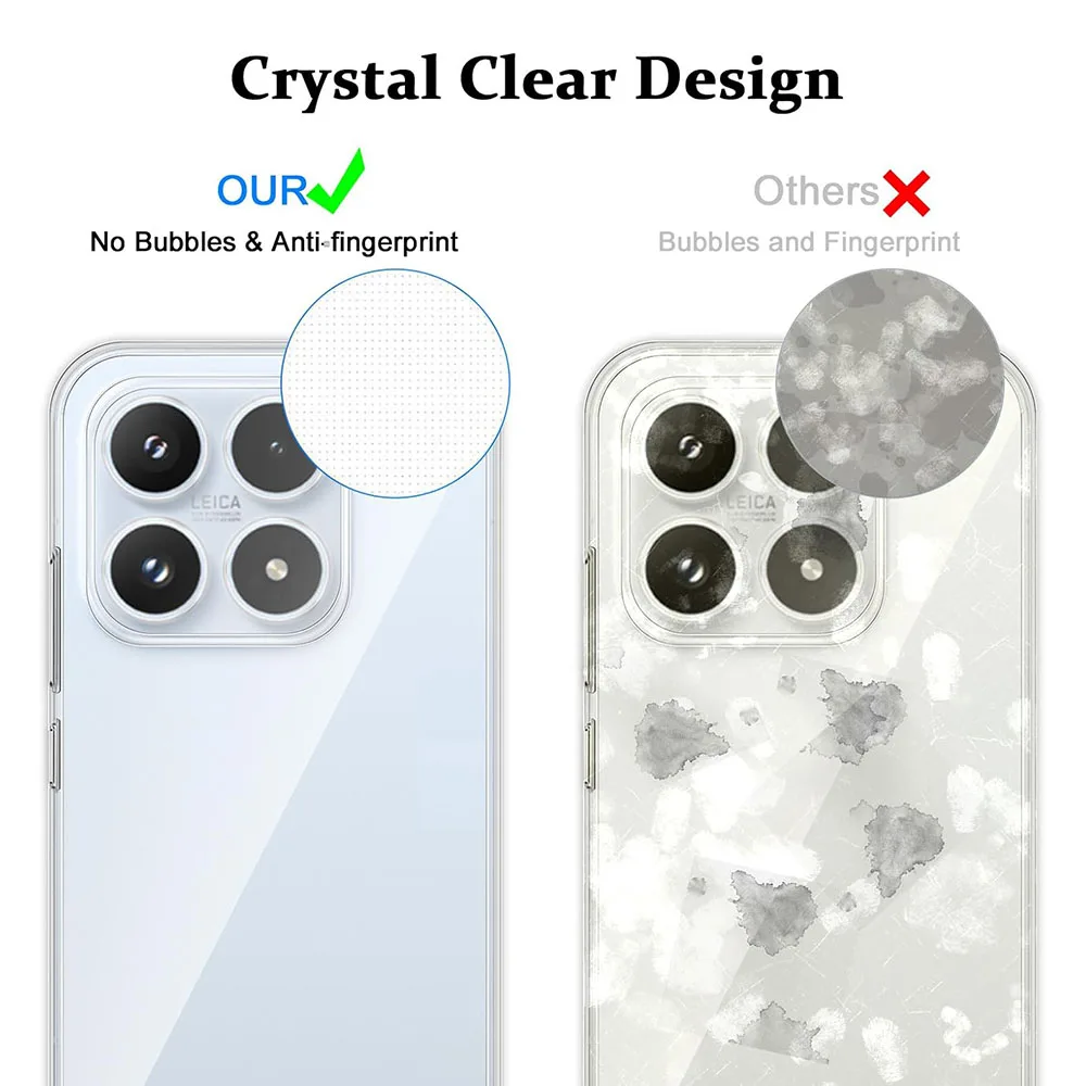 Ultra Thin Crystal Clear Silicone Phone Case Cover