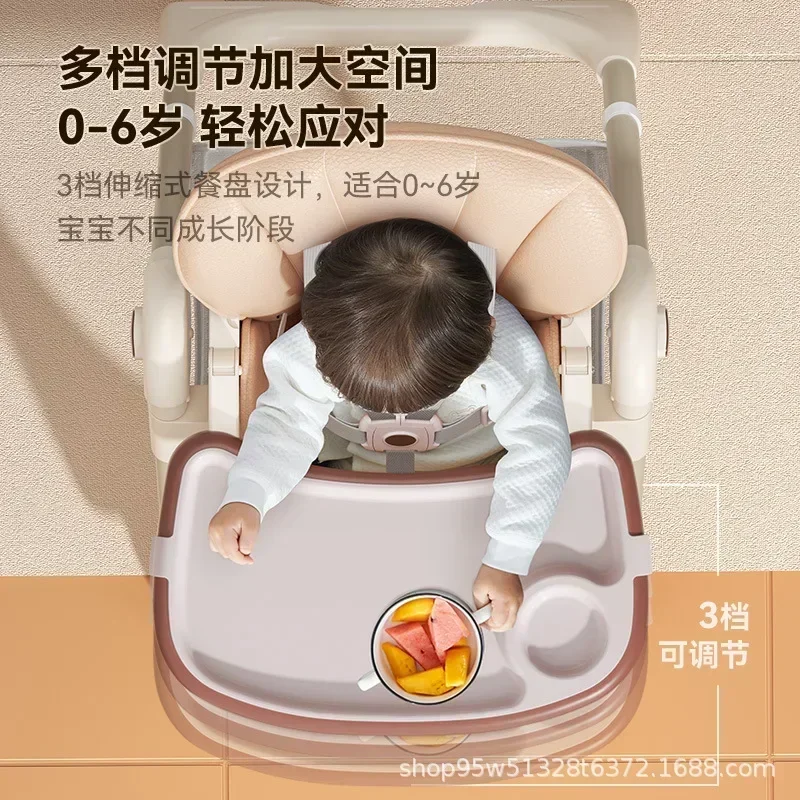 Multi-functional Baby High Chair Dining Chair Foldable Portable Dining Table Baby Table Seat Children's