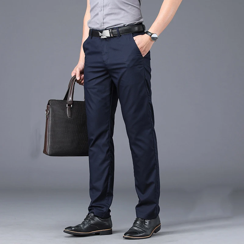 2022 Spring Summer Smart Casual Pants Men Cotton Comfortable Breathable