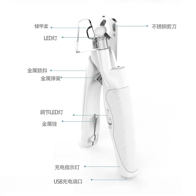 Pet Nail Clippers With Light Anti Blood Line Safe & Easy Dog Cat Nail Clippers Pet Nail Trimmer Dog Nail Clippers 3