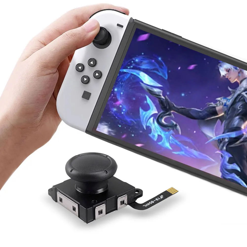 1-8PCS Hall Sensing Joystick Joycon Analog Replacement Thumb Stick No Drifting Effect Joystick for Nintendo Swicth/OLED/Lite