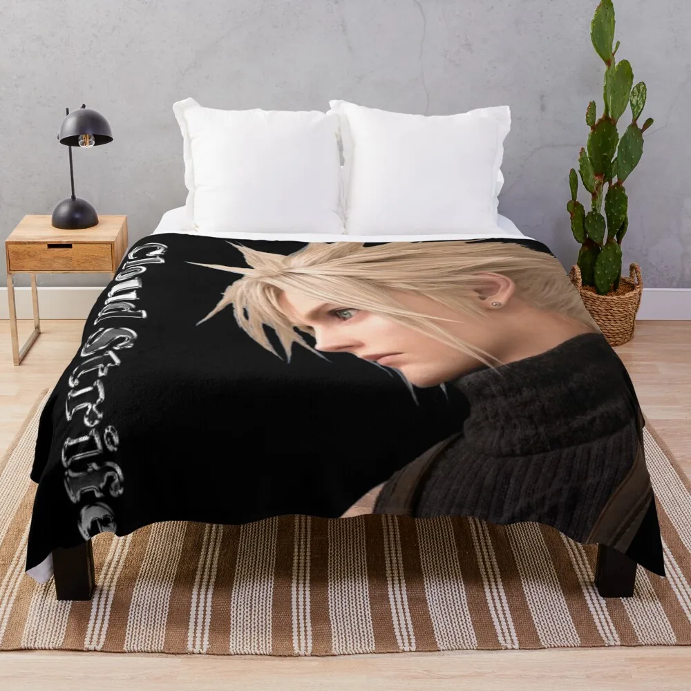 

Cloud Strife Throw Blanket sofa
