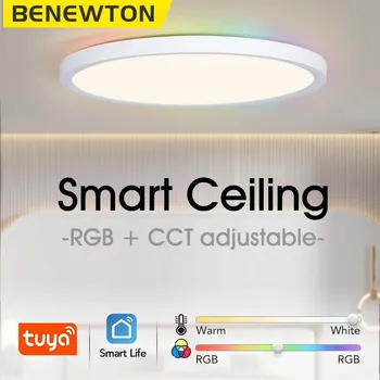 Smart RGB Ceiling Lamp – Alexa & Google Voice Control 1