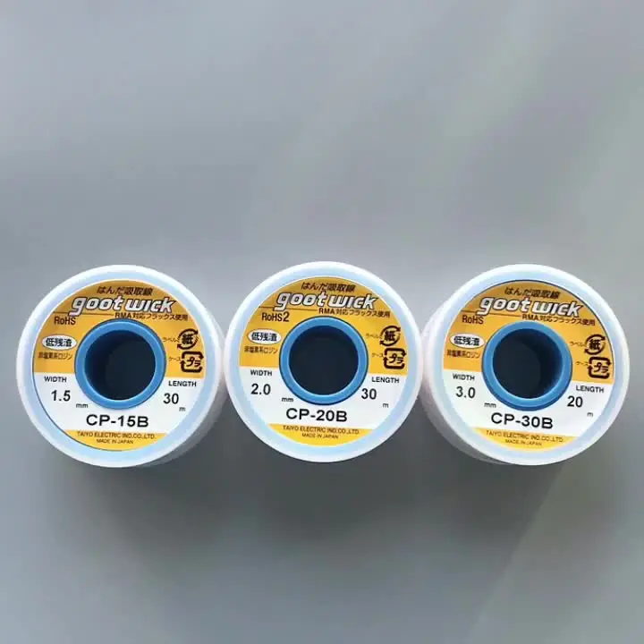 Goot CP-201 Desoldering Wick, Length: 1. M At ₹ 34/piece In Bengaluru | ID: 2883971962 - View #4