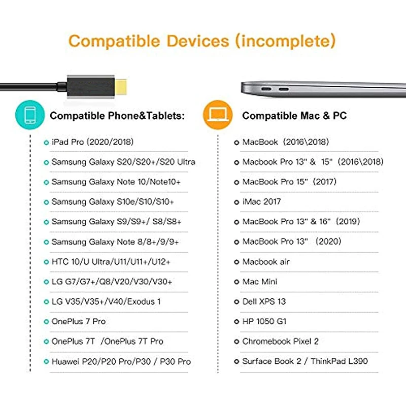 USB C Thunderbolt3 To D-SUB VGA 1080P Video Adapter Type-C Male To VGA Female Black Converter Cable for Laptop Monitor Projector images - 6