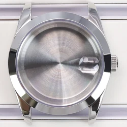 Luxury Men's 316L Stainless Steel Watch Case, 36mm/40mm, for 40mm NH35 NH36 (Solid bottom cover1)