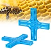 New Beekeeping Plastic Queen Cage Bee Cross Shaped Queen Bee Transfer Cage Beekeeper Apiculture Catching Catcher Equipment Tools 1