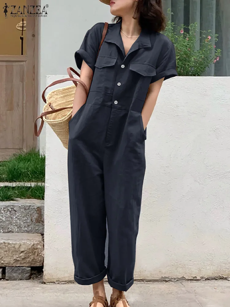 Womens Jumpsuit Zanzea Overalls ZANZEA Women Overall Summer