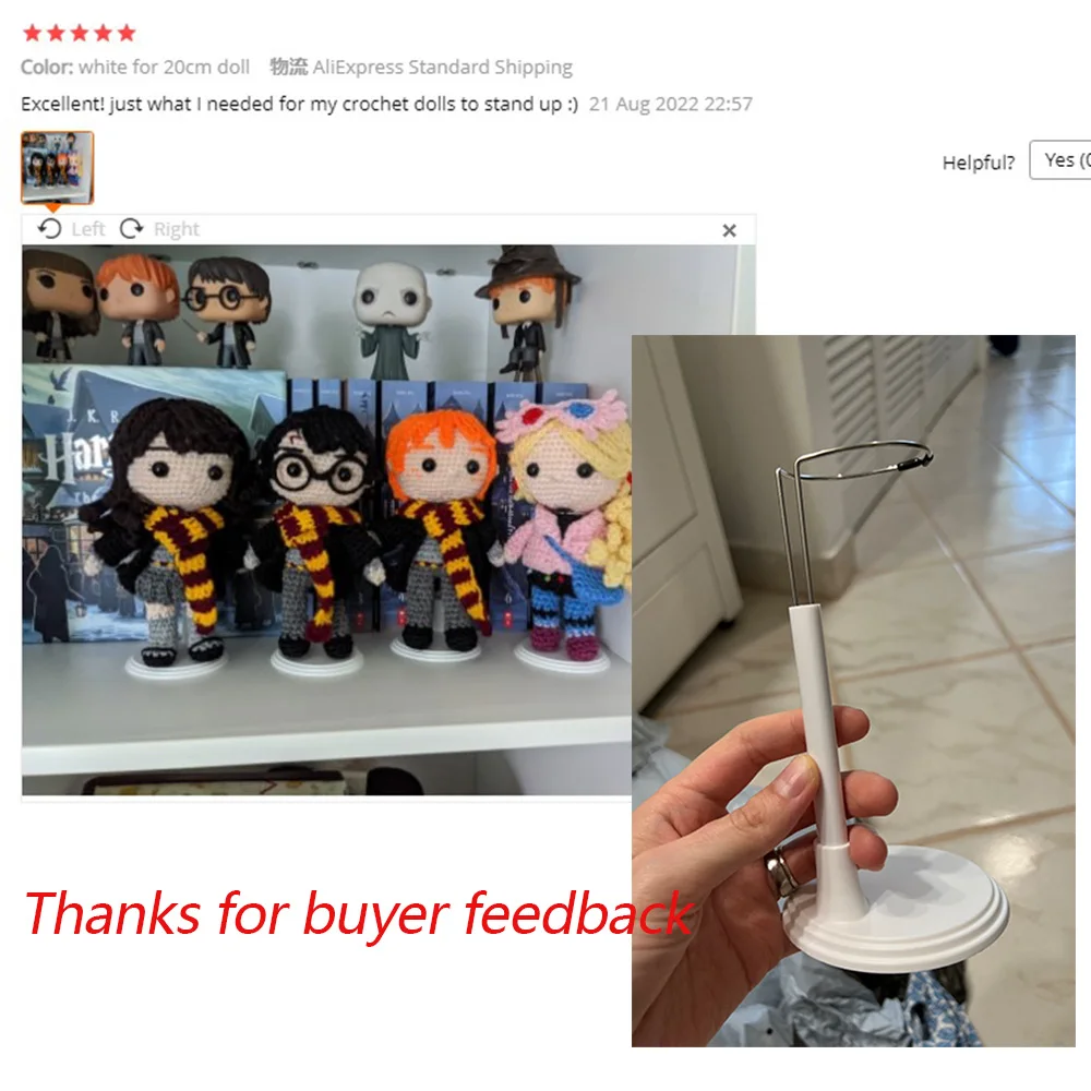 Cute Adjustable Metal White/Black Doll Dummy Puppet Wrist Stand Holder Bracket Support Dollhouse Accessory Toy Display Kid Gift doll accessories plush doll accessories doll stand