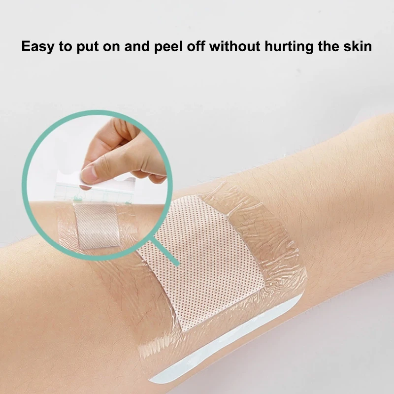 10Pcs First Aid Bandage Waterproof Adhesive Wound Dressings Sterile Dressing Hemostasis Patch Sticker Surgical Sutures