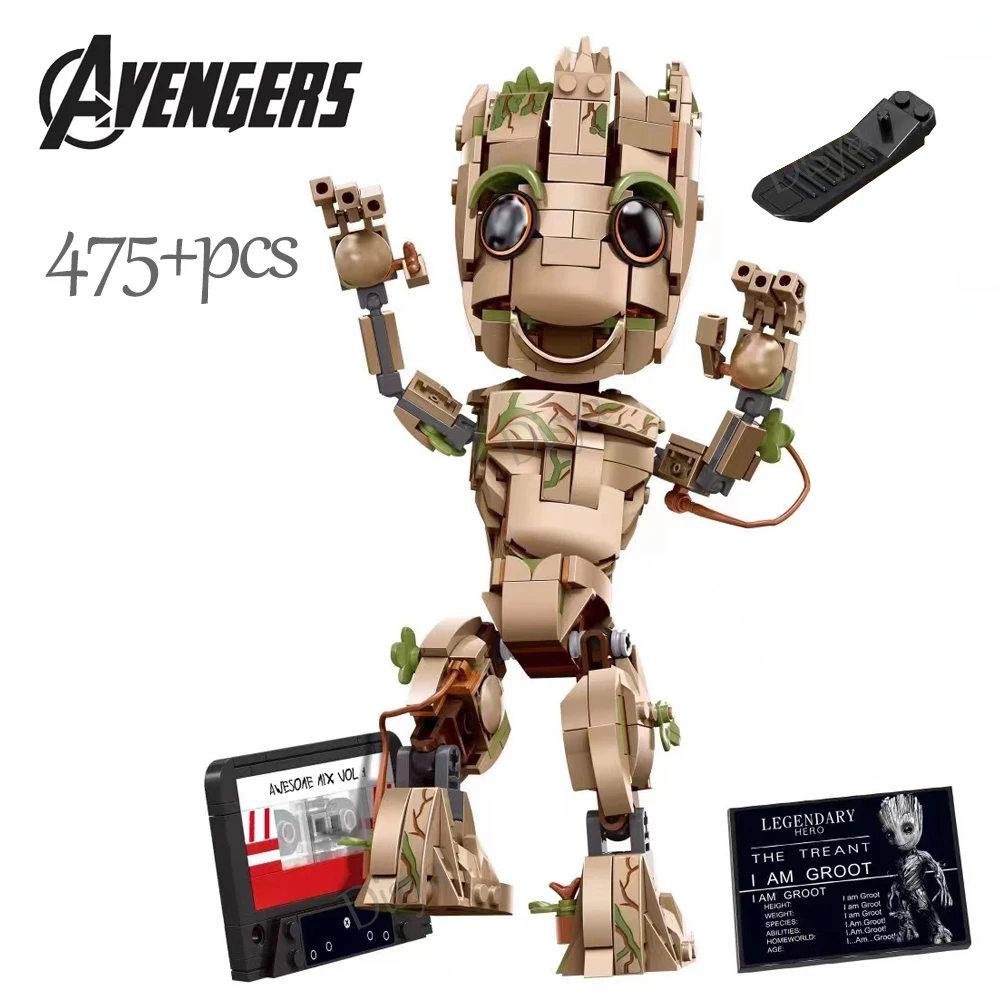 Disney Avengers Tower Marvels Guardians Galaxy Spiderman Thor THANOS Infinity Glove Gauntlet Building Block Brick Toy Gift building blocks construction blocks