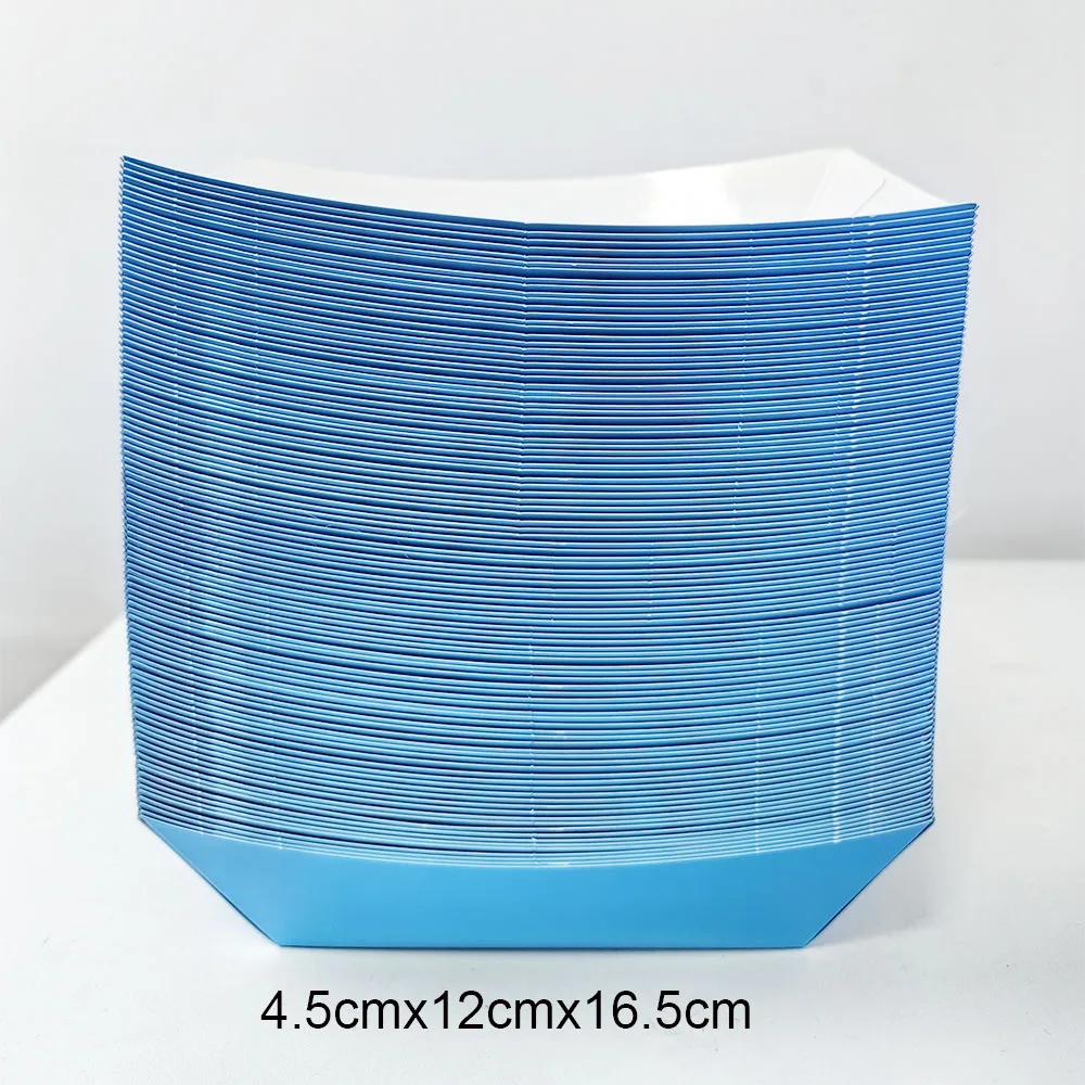 6/12/24PCS Disposable Paper Food Trays – Solid Color Snack Boats for Popcorn, Fries, Na... - SKU DPFT2126 - UGI Packaging