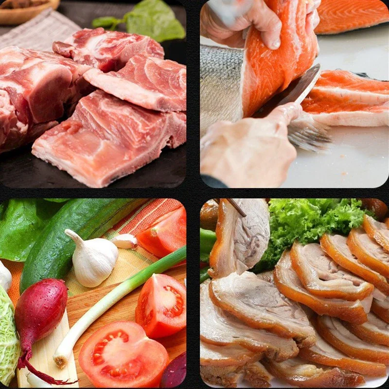 Description Picture 2 of itemNew Damascus Knife Chef Slicing Meat Cheese Vegetables Fruit Fish Knife Damascus Steel Wooden Handle Professional Kitchen Knives