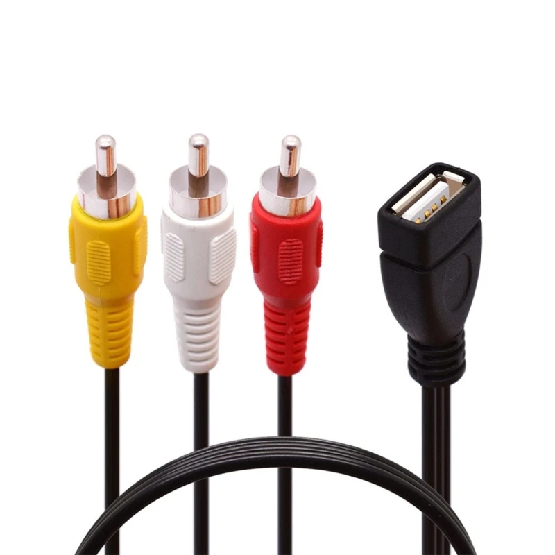 Enhanced Product Title:  
High-Quality USB A to 3RCA RGB Video Composite Adapter Cable