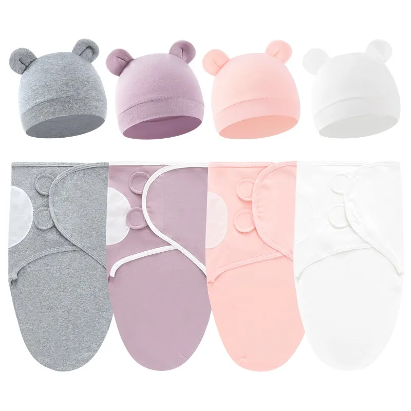 Baby Swaddle Wrap Soft Cocoon Baby Blankets Newborn Swaddle Wrap Warm Cotton Baby Bedding Blanket - 5