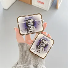 

Fashion Bear Gradient Purple Apple AirPods 2 Case Cover AirPods Pro Case IPhone Earphone Accessories Air Pods Cases Airpod