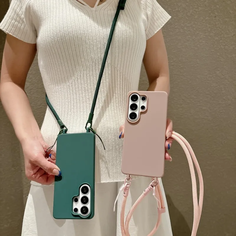 Lanyard Crossbody Shockproof Travel Case with Neck Cord Strap