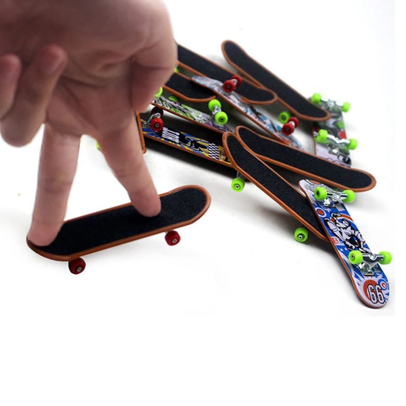 Kids Mini Fingerboard Set 10Pcs/5/1Pc Boys/Girls Birthday Gifts Kids 6-8 Creative Professional Stents Fingers Skate finger skateboard toys fingerboard set