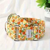 Martinagle Wide Adjustable Dog Collar, Soft Patterned Anti-Pull Collar for Medium-Sized Dogs, Polyester Fiber, Suitable for Most Pets 5